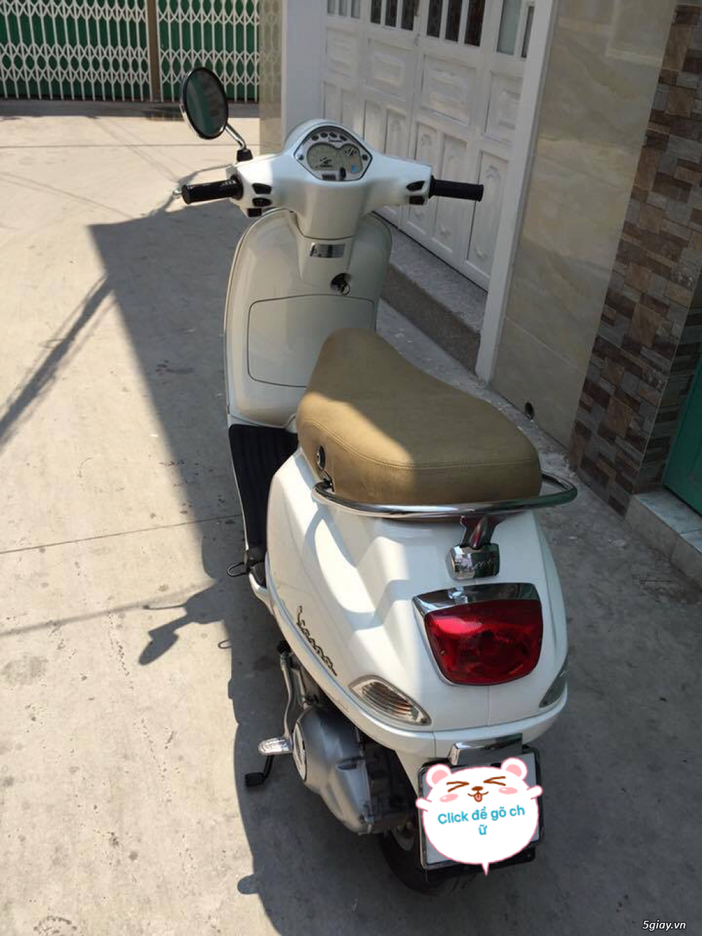 Bán xe vespa LX 125 Việt Nam màu trắng đời 2010 đẹp rẻ . - 7