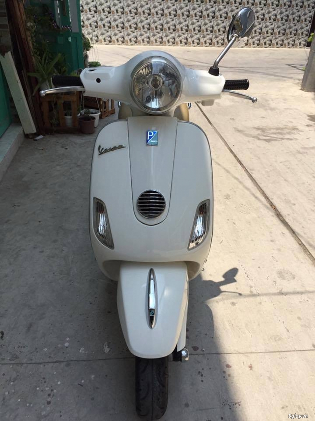 Bán xe vespa LX 125 Việt Nam màu trắng đời 2010 đẹp rẻ . - 4