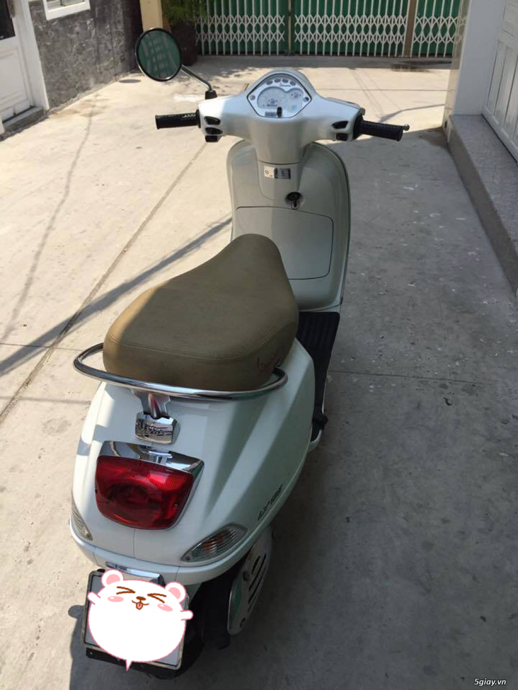 Bán xe vespa LX 125 Việt Nam màu trắng đời 2010 đẹp rẻ . - 6