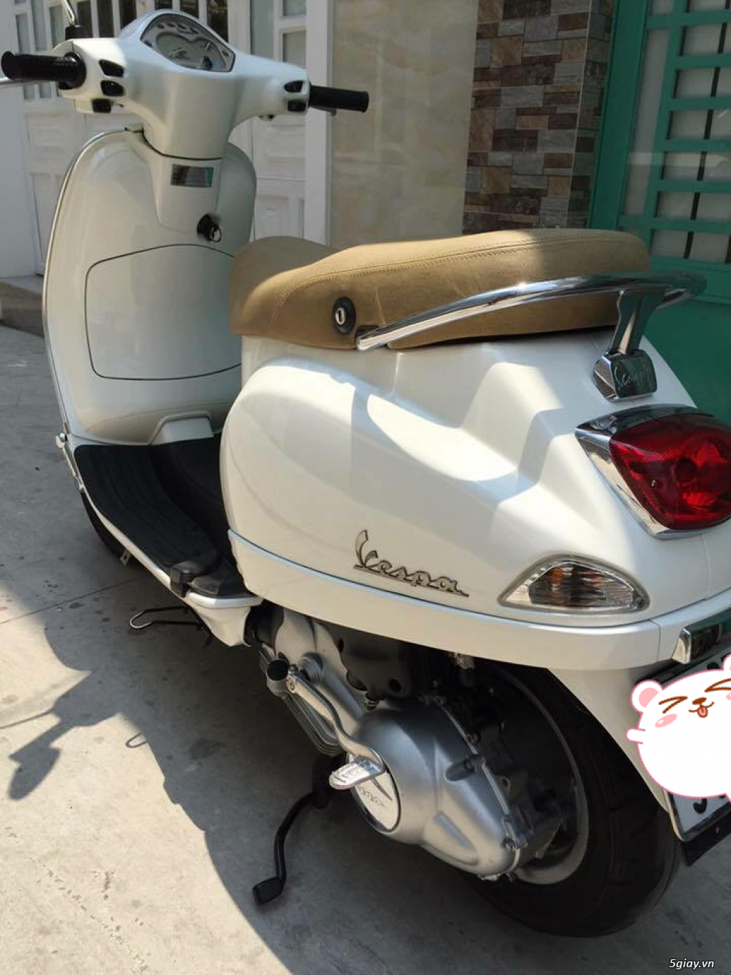 Bán xe vespa LX 125 Việt Nam màu trắng đời 2010 đẹp rẻ . - 8