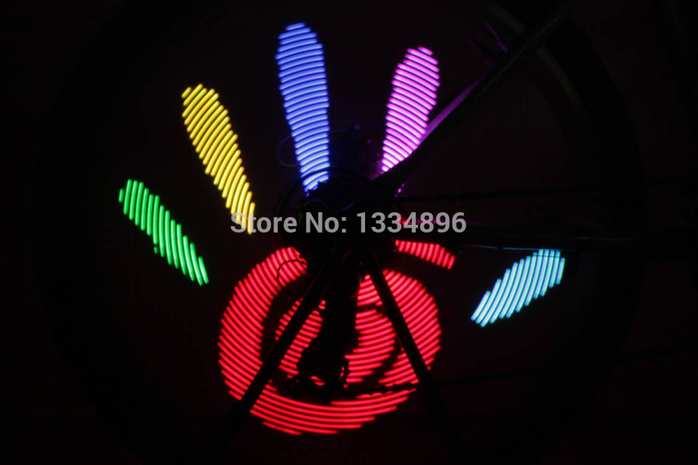 Đèn LED gắn bánh xe đạp tạo hình độc đáo - 6