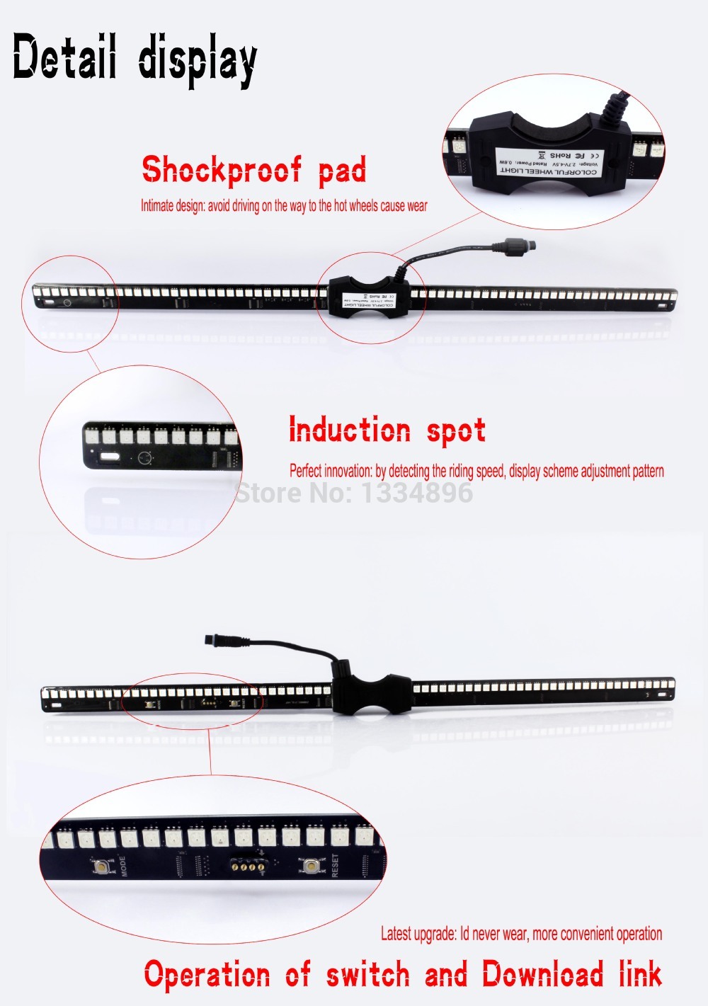 Đèn LED gắn bánh xe đạp tạo hình độc đáo - 2