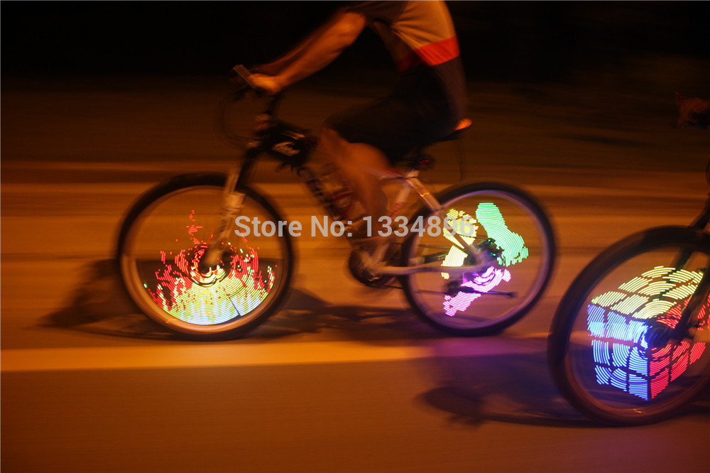 Đèn LED gắn bánh xe đạp tạo hình độc đáo - 11