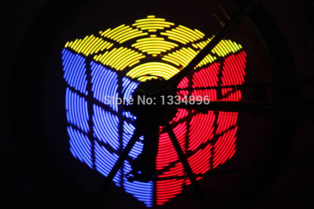 Đèn LED gắn bánh xe đạp tạo hình độc đáo - 8